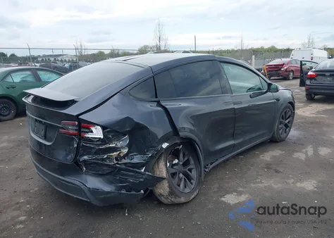 2024 Tesla Model X Long Range from USA, damaged, VIN 7SAXCDE57RF445547